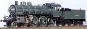 Class S3/5 Express Loco #3353, Green and Black Livery with Gold Boiler Bands